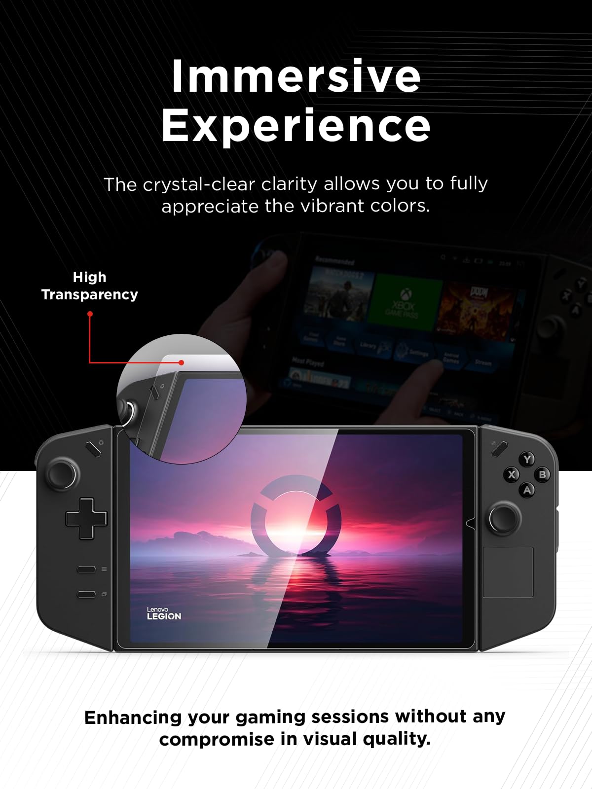 Amazon.co.jp: Lenovo Legion Goスクリーンプロテクター - 超薄型0.33